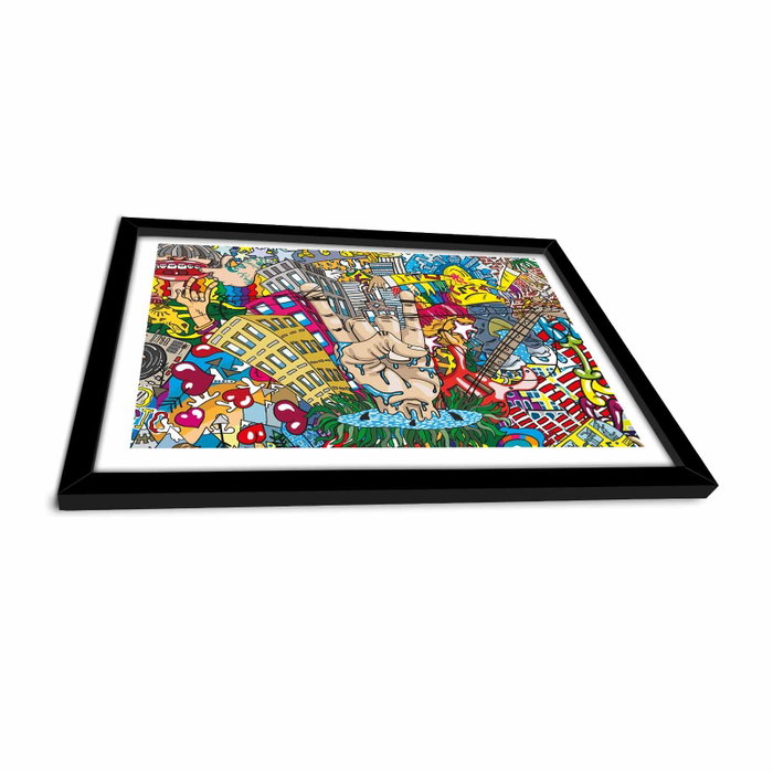 Wallity Cuadro Decorativo Multicolor 38 x 53 cm